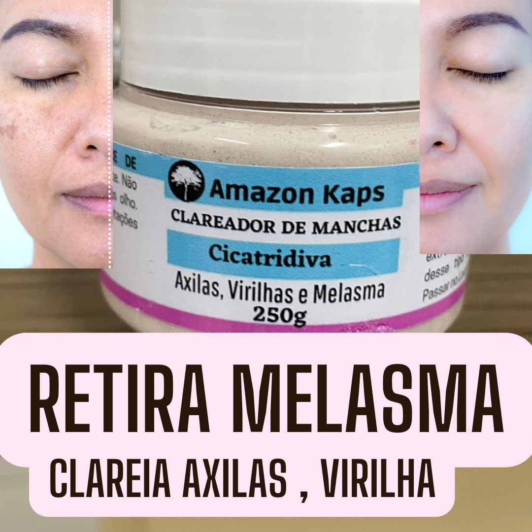Cicatridiva Creme Clareador de Pele Contra Manchas e Melasma - COMPRE 1 E LEVE 2
